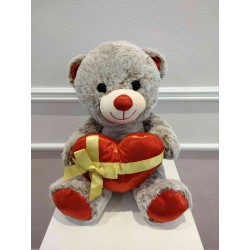 PLUSH BEAR WITH HEART